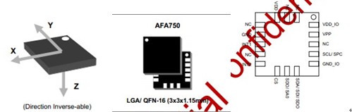 麦科通电子AFA750 16bit G sensor 震撼上市