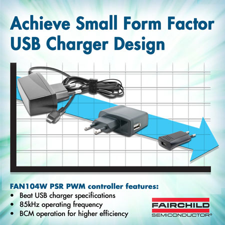 满足最新USB充电标准的高频PSR PWM 控制器（飞兆）