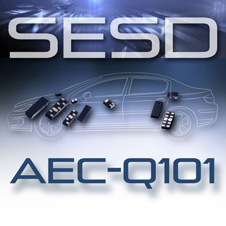 TE八款SESD无源电路保护器通过汽车AEC-Q101认证