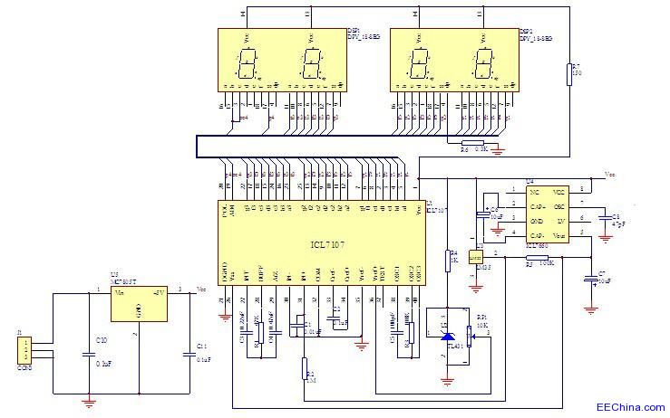 数字显示温度计的PCB设计制作过程