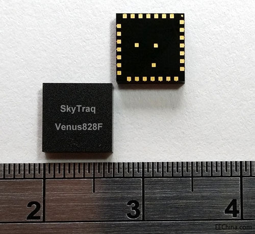 SkyTraq 推出全球最小7mm x 7mm Venus828F GPS/北斗 单芯片接收？