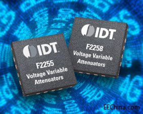 IDT公司全新电压可变衰减器可提供比砷化镓产品高达1,000倍的线性度改进