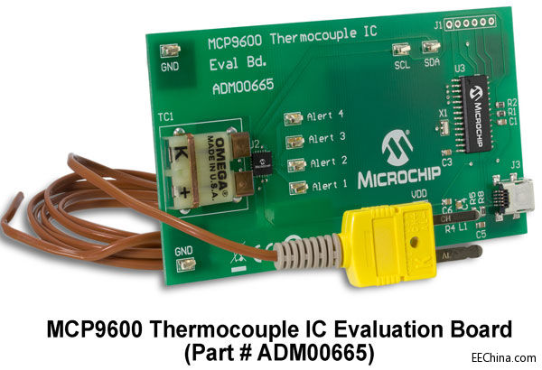 Microchip推出全球首个集成热电偶电动势的温度转换器，简化设计、空间与成本要求