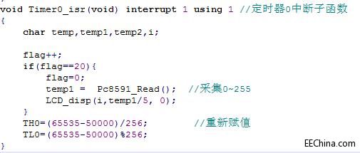 pcf8591采样问题（51）