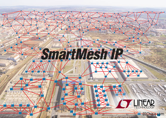 照片说明：SmartMesh IP 以 >99.999% 的数据可靠性和超低功耗支持具数千个节点的网络