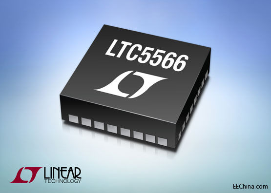 照片说明：具可编程增益放大器的 300MHz 至 6GHz 双通道宽带混频器