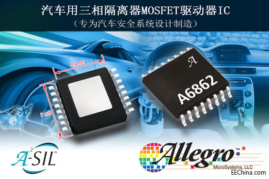 Allegro发布第二代汽车级三相隔离器MOSFET驱动器IC