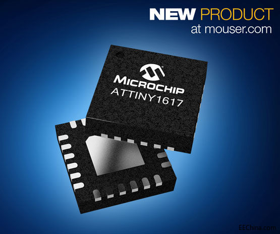 Microchip ATtiny1617系列AVR MCU在贸泽开售