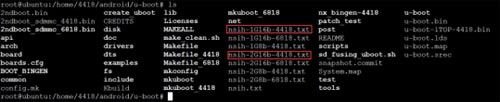 S5P4418开发板android源码下uboot和内核缺省文件的配置