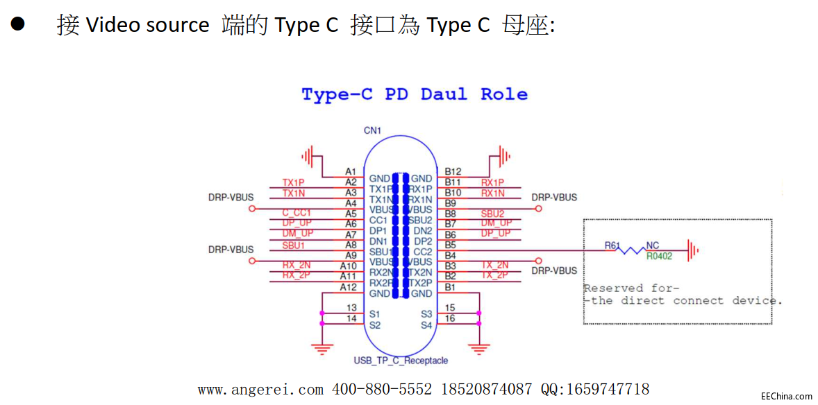AG9310接 Video source 端的 Type C 接口為 Type C 母座设计电路.png