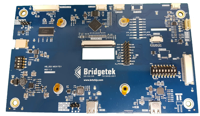 Bridgetek推出了用于高级EVE图形控制器的新型评估硬件