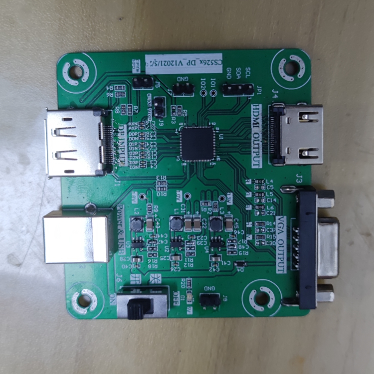 安格AG6320|替代AG6320|DP转HDMI+VGA方案|CS5262完全替代AG6320方案
