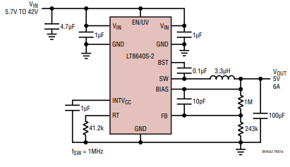 DS90UB3702TRURRQ1,LT8640SHV-2汽车和工业电源稳压器