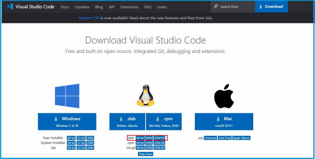 3568开发板ubuntu环境下安装Visual Studio Code