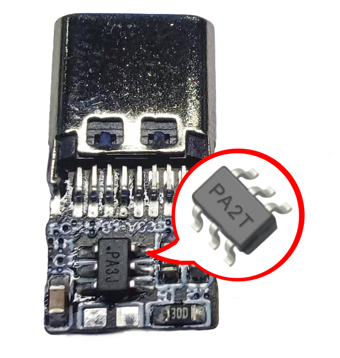 TYPE-C转DC转接头方案 | PD SINK协议芯片ECP5701支持5V、9V、12V、15V、20V电压选择