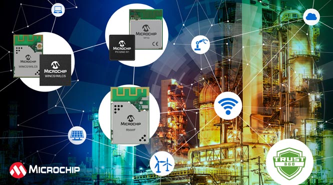 Microchip 发布20款面向工业和商业应用的先进Wi-Fi 产品