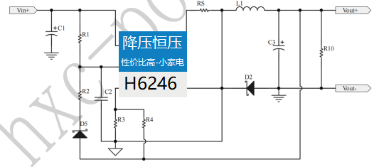 60V降压12V 0.3A 稳压芯片 48V30V36V24V降压5V3.3V 0.3A ？楣┑绲缭葱酒-H6246