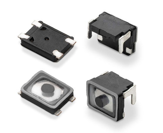 Littelfuse扩充NanoT IP67级轻触开关系列，新增顶部和侧面操作选项