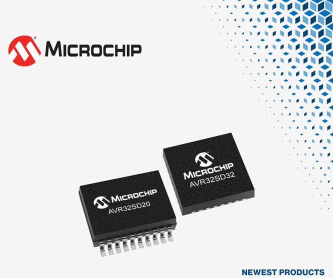 Microchip Technology AVR SD 8位MCU在贸泽开售