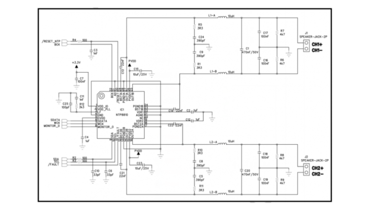 2×15W并内置DSP高保真双通道立体声数字功放芯片-NTP8810A