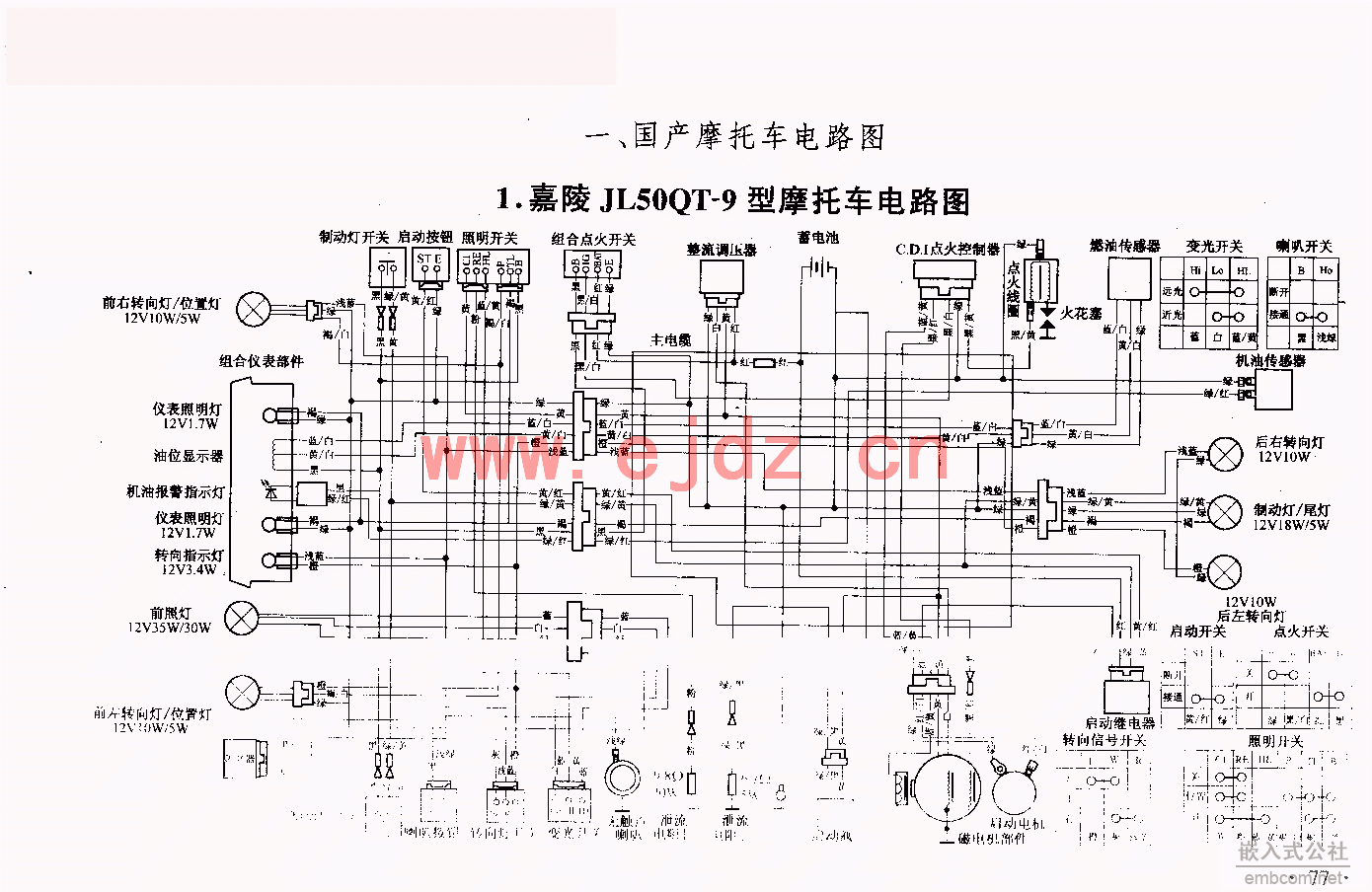 001嘉陵JL50QT-9摩托车电路图.gif