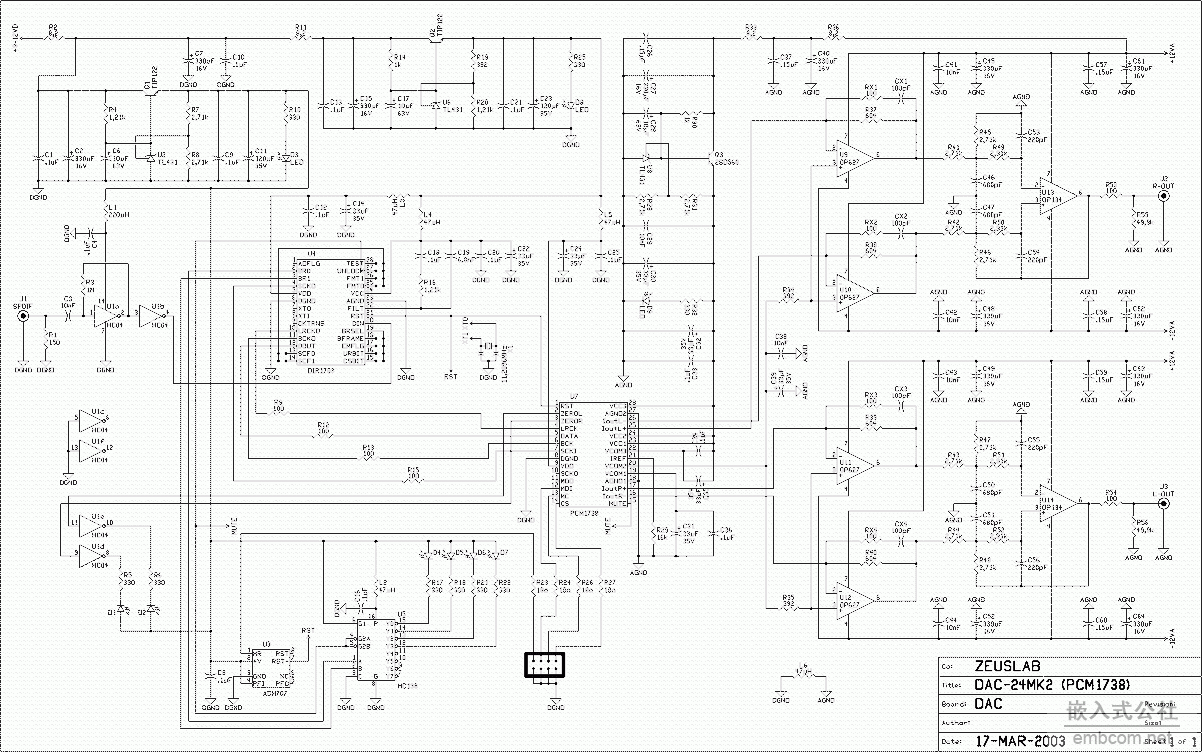 经典胆机线路图集DIR1703+PCM1738 DAC.GIF