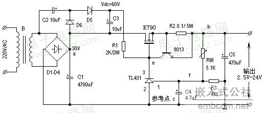 TL431制作的可调稳压.jpg
