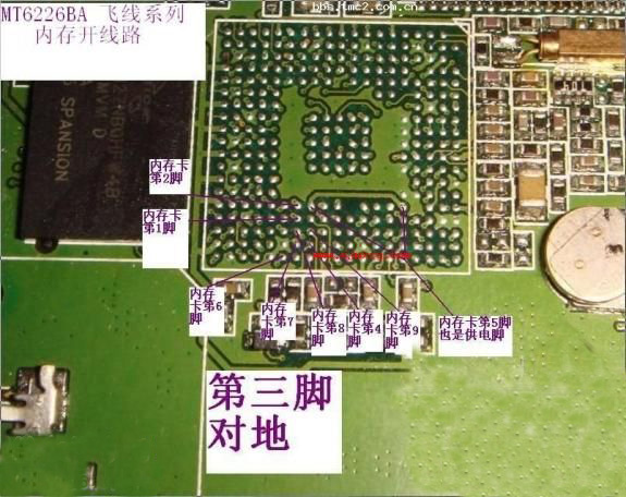 MT6226 CPU飞线图2.jpg