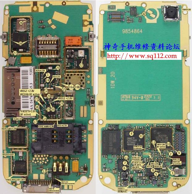 Nokia 6680手机主板图片实物图..jpg