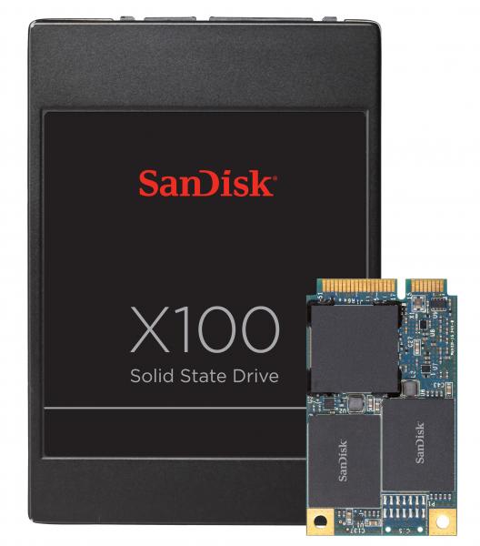 业界推出高性能X100固态驱动器（SanDisk）