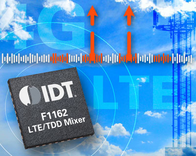 IDT 推出针对 4G 无线基站收发器的业界最低功耗低失真混频器