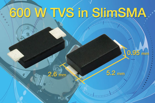 Vishay推出采用SlimSMA封装的新系列表面贴装TransZorb TVS