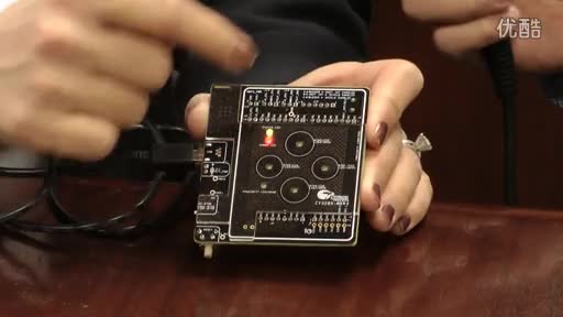 Cypress CapSense MBR3触摸感应按键、滑条解决方案视频