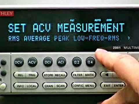 2001型和2002型数字多用表产品演示视频