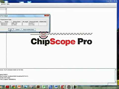 Zynq教程12：模拟混合信号在ChipScope Pro中的演示视频