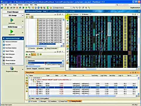 PlanAhead教程7：结果分析与底层规划视频