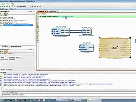 构建一个针对 Zynq ZC702 评估套件的软硬件项目视频